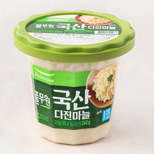 풀무원 다진마늘 용기, 260g, 1개
사과식초/땅콩버터 외 풀무원 다진마늘 용기, 260g, 1개
사과식초/땅콩버터 외