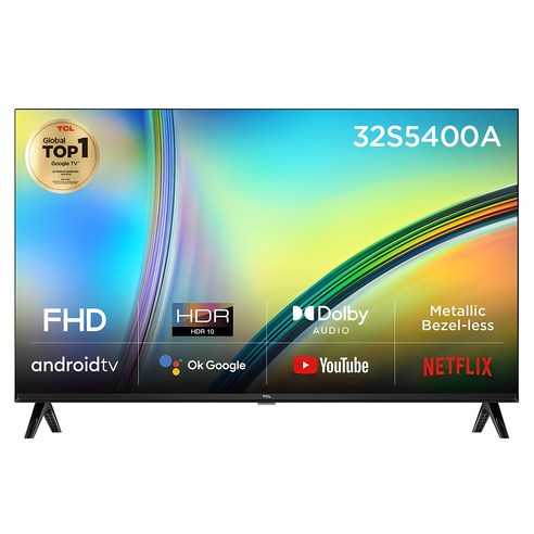 TCL FHD LED 안드로이드 TV, 80cm(32인치), 32S5400A, 스탠드형, 고객직접설치