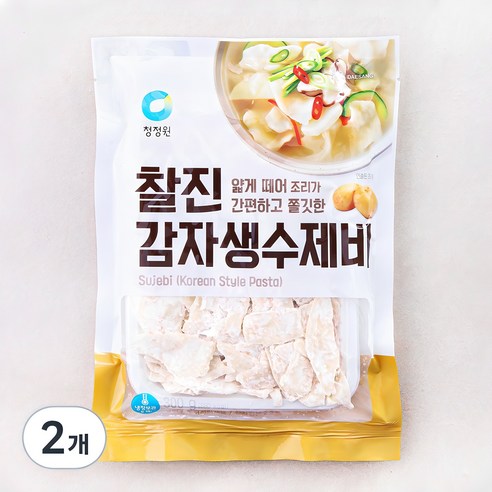 청정원 찰진 감자 생수제비 2~3인분
