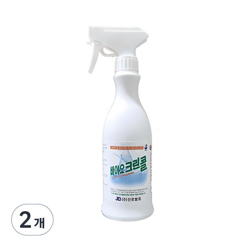 진로발효 바이오 크린콜 살균소독제, 450ml, 2개