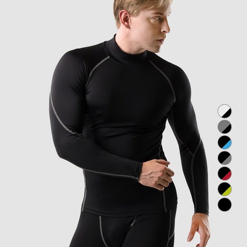 Herren Kompressionsshirt – Atmungsaktiv, UV-Schutz, Perfekt Für Sport & Workout