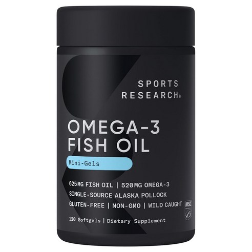 023249091677 運動研究 關節支持 魚油Omega 3補充劑 心腦免疫支持 每日必需脂肪酸