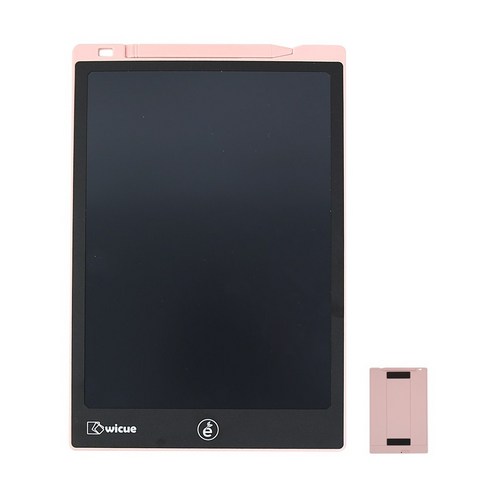 위큐 전자 필기 메모 보드 11인치 전자노트(색상5종선택) 컬러 드로잉 스케치판 자석 부착, 핑크