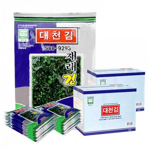 우체국 직송/대천김 재래김 20봉, 20g, 20개