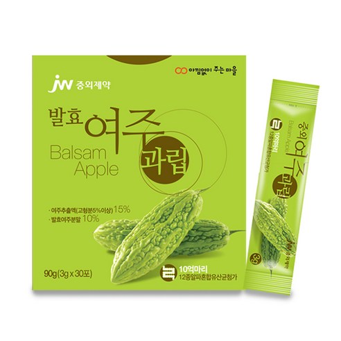 중외제약 발효 여주 과립, 30개입, 3g
