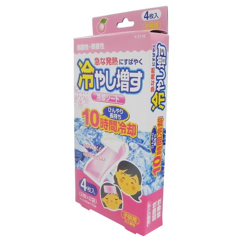 코쿠보 열냉각 시트(복숭아향), 1개입, 4개