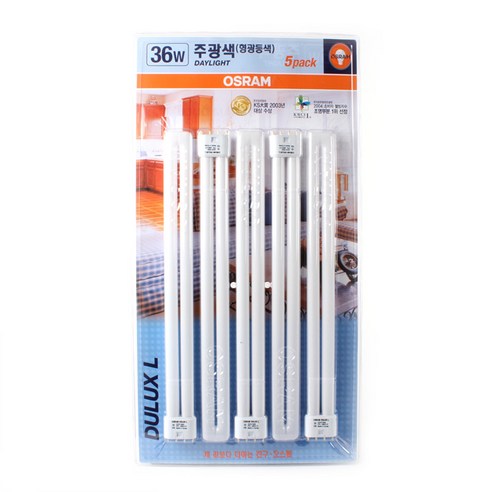 오스람 둘룩스 L램프 36W, 5개