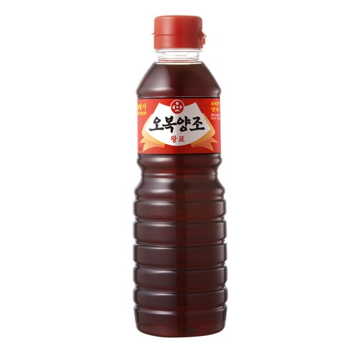 오복 양조 왕표간장, 500ml, 1개