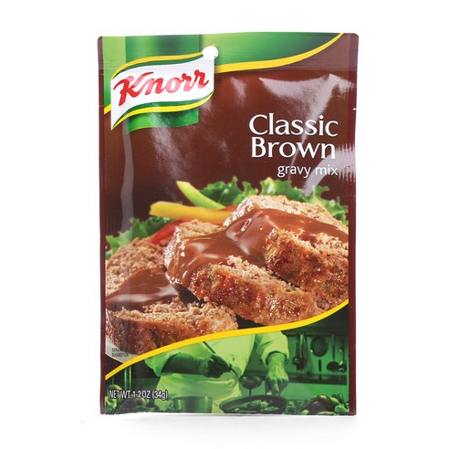 Knorr 클래식 브라운 그레이비 믹스 간편하게 즐기는 클래식한 그레이비