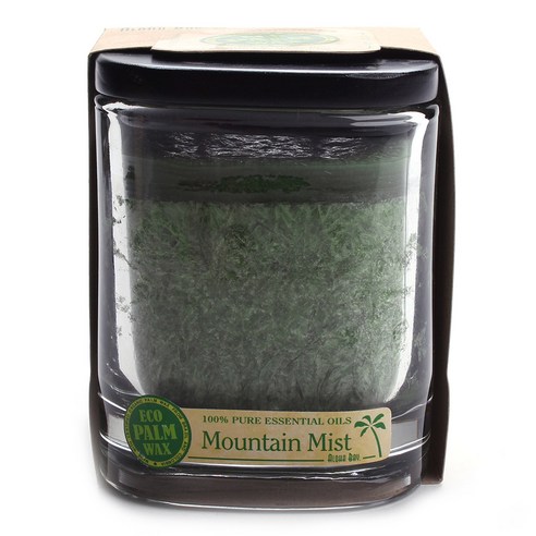 알로하베이 에코 팜 왁스 자캔들, Mountain Mist Dark Green, 1개