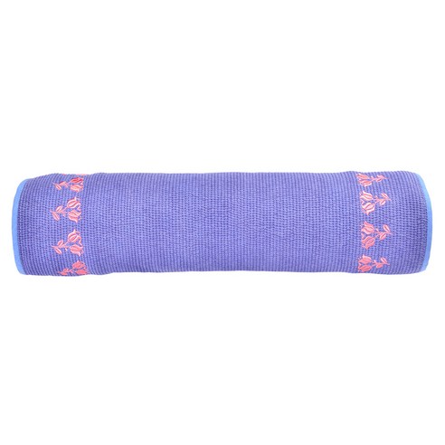 유월의 정원 면 100% 경추 편백큐브칩 베개, 블루