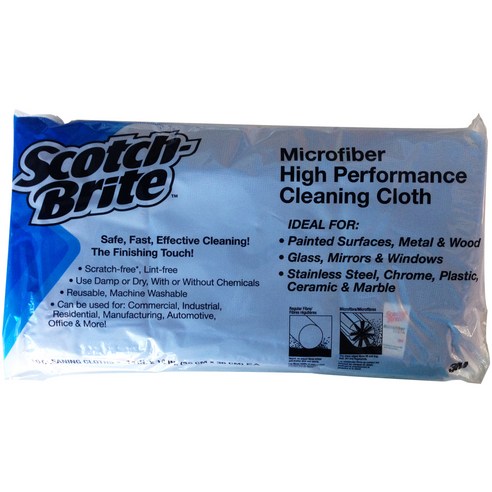 3M HPC 극세사 행주 (1팩=10개), 파랑, 10개입