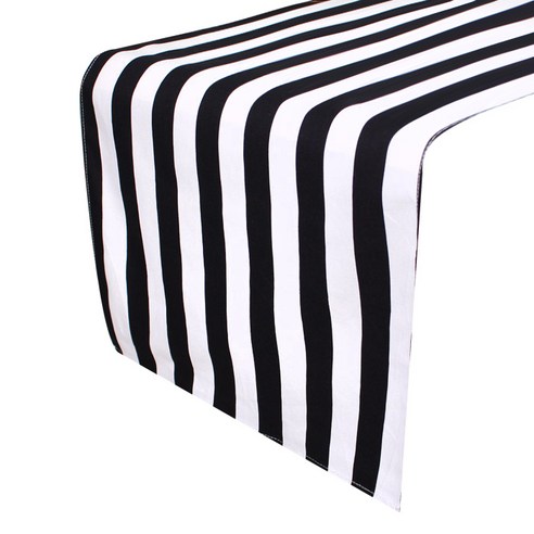 라이프스푼 테이블러너, 스트라이프 30수평직, 33 x 170cm