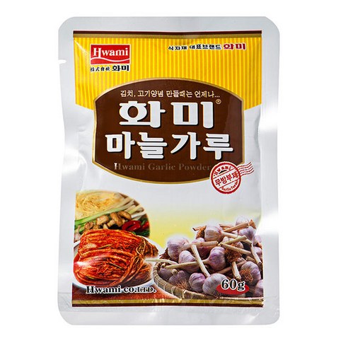 [화미] 마늘가루(복합70%), 60g, 3개