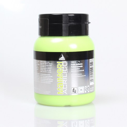 마이메리 아크릴리코 500ml 낱색 아크릴물감, 120 AMGREENISH YELLOW, 1개