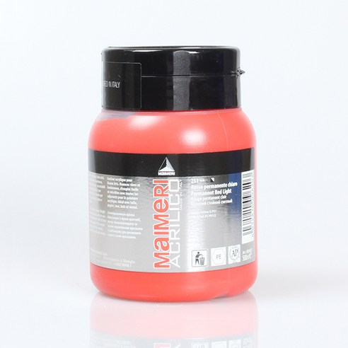 마이메리 아크릴리코 500ml 낱색 아크릴물감, 251 AM PERMAN RED LIGHT, 1개