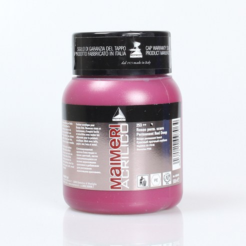 마이메리 아크릴리코 500ml 낱색 아크릴물감, 253 AM PERMAN RED DEEP, 1개