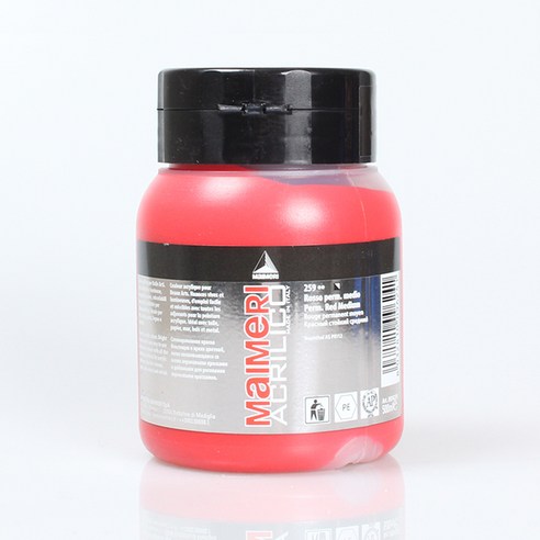 마이메리 아크릴리코 500ml 낱색 아크릴물감, 259 AM PERM RED MED, 1개