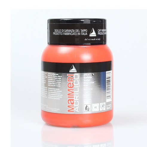 마이메리 아크릴리코 500ml 낱색 아크릴물감, 274 AM SCARLET, 1개