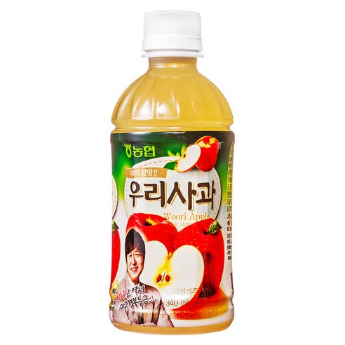 [농협]우리 과일 주스 페트 사과 340ml 1개, 20개