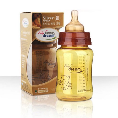 은나노 귀족젖병 1step 노꼭지, 1단계, 노랑, 1개, 260ml