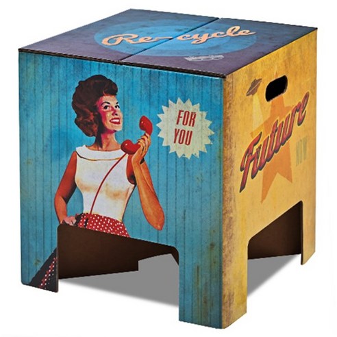[원더스토어] 더치 디자인 북유럽 스툴 의자 테이블, Retro, Retro