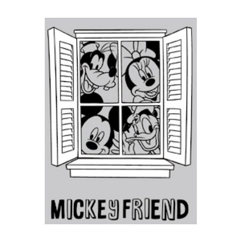 [데코사랑] 키덜트그래픽스티커, (DGC-54008) 미키와 친구들, 1개