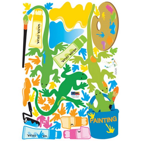 데코사랑 포인트 스티커, (PS-58153) 색칠놀이, 1개