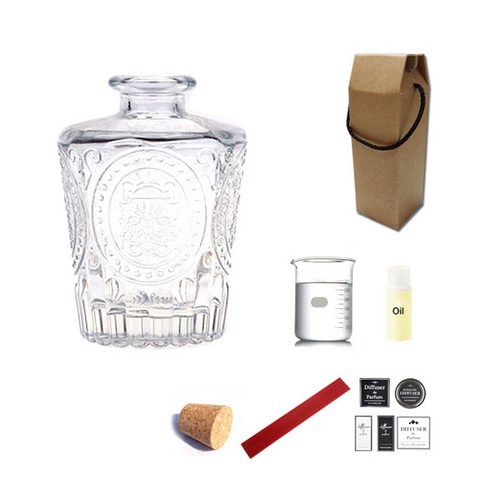 디퓨저KIT 엔틱심플투명 150ml 과일향, BLACK CHERRY