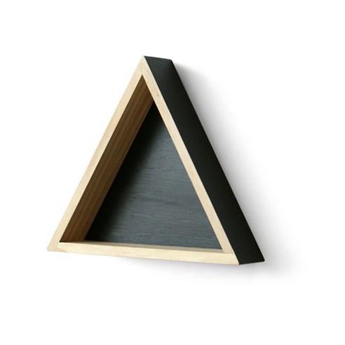 TRIANGLE SHELF, charcoal