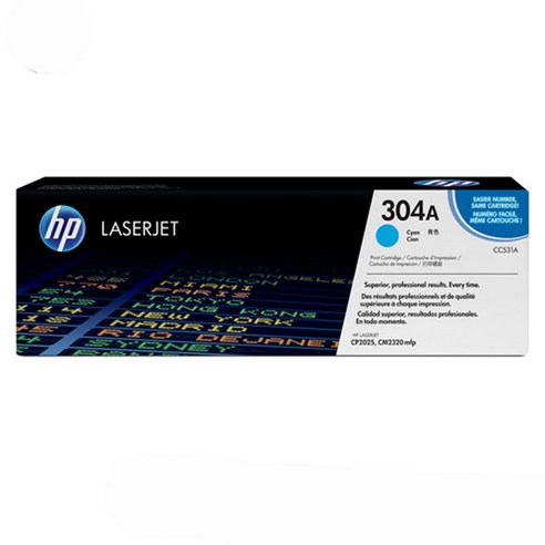 HP NO.304A 정품토너, CC531A (Cyan), 1개