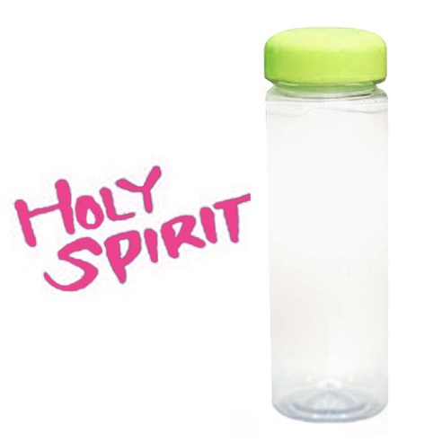1AM 캘리그라피 보틀 연두뚜껑, Holy S (핑크), 500ml