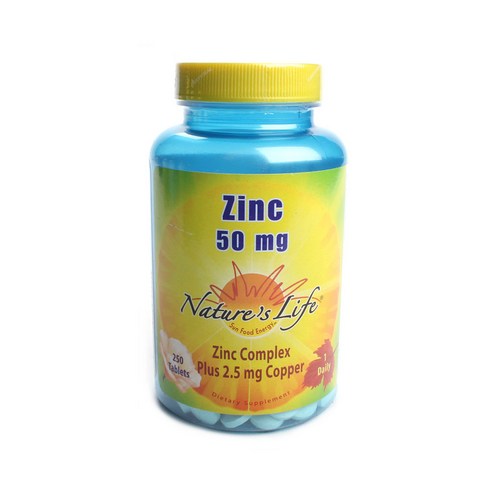 네이쳐스라이프 아연 50mg 타블렛, 1개, 250정