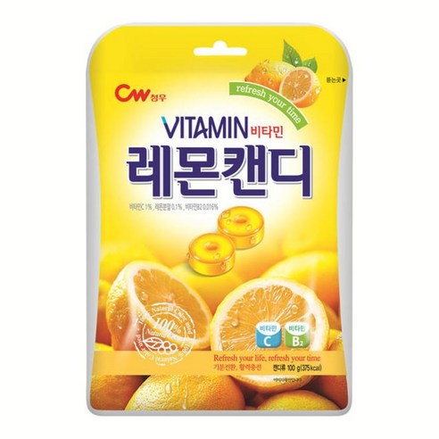 [청우식품] 레몬 캔디, 100g, 4개