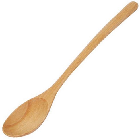 바로와 옻칠 수저 모음, 1개, 내츄럴 어른숟가락