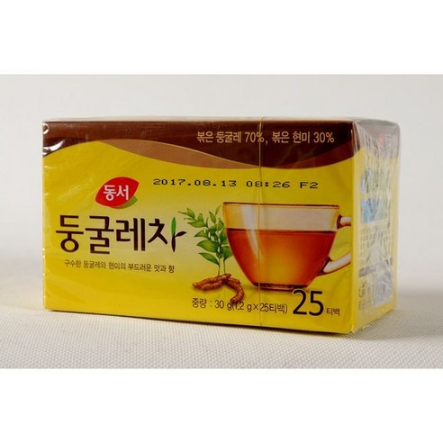 동서 둥굴레차, 1.2g, 25개, 2개