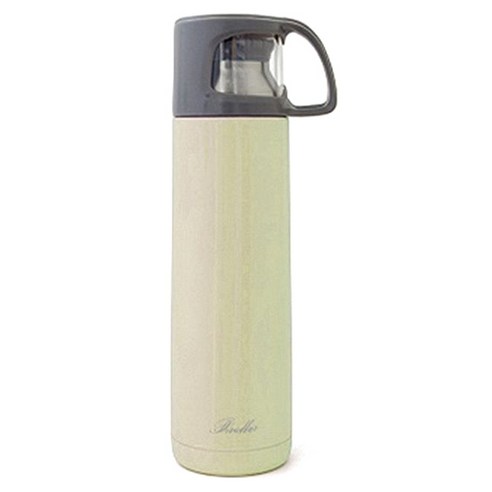 프로디아 컵 일체형 진공 보냉보온병, 아이보리, 500ml