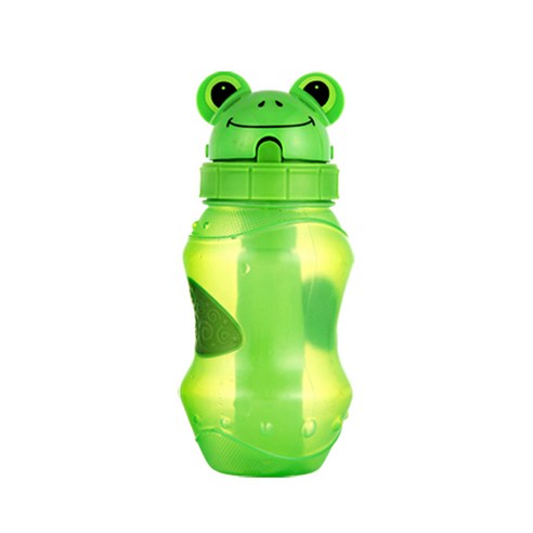 조이파트너스 쿨기어 동물원 물병, 그린, 350ml, 1개