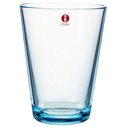 이딸라 카르티오 텀블러 유리컵 400ml, 라이트블루, 1개