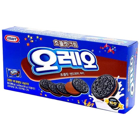 크래프트 오레오 초콜릿 크림 쿠키, 300g, 1개