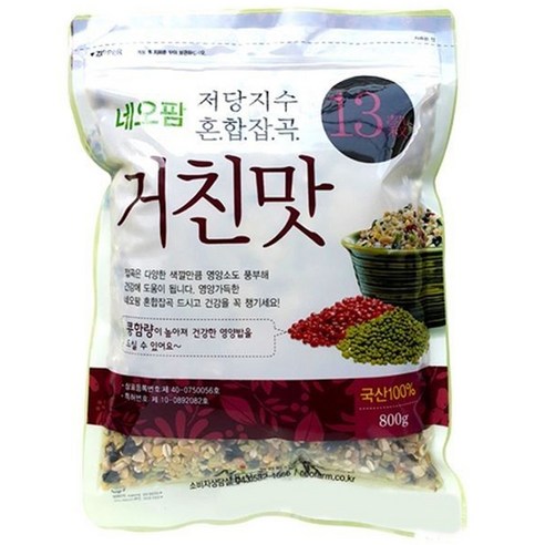 네오팜 혼합잡곡 13곡 거친맛, 800g, 1개