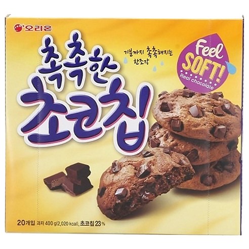 오리온 촉촉한 초코칩 쿠키, 400g, 1개