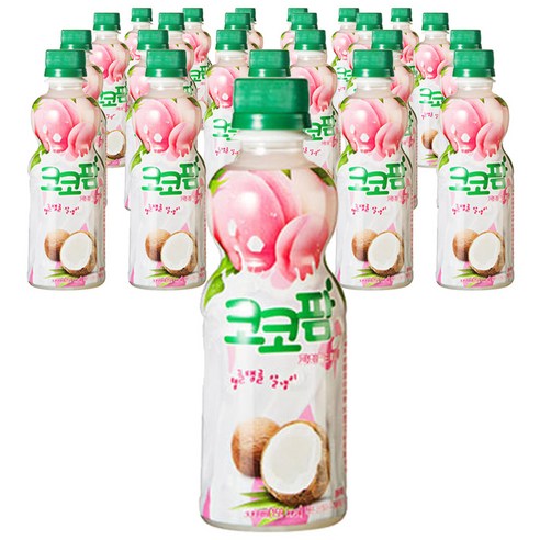 해태음료 코코팜 피치핑크 복숭아 300ml, 24개
