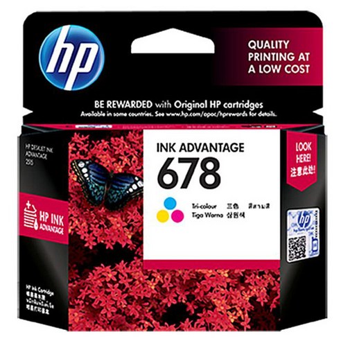 HP 678 잉크, 컬러(CZ108AA), 1개