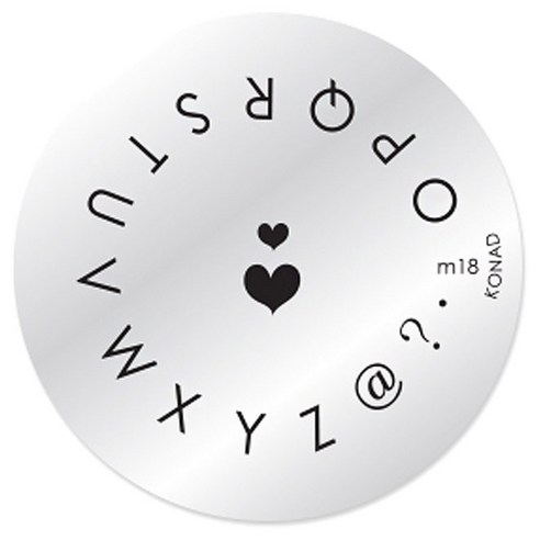 코나드 네일아트 이미지판, 1개, m18