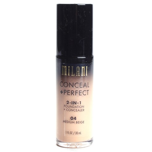 밀라니 컨실 +퍼펙트 2-in-1 파운데이션 + 컨실러 30ml, Medium Beige, 1개