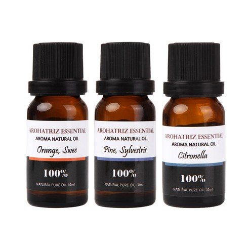 아로하트리즈 다용도오일, 스윗 오렌지 10ml,  파인 10ml,  시트로 렐라 10ml, 1개