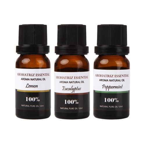 아로하트리즈 다용도오일, 레몬 10ml,  유칼립 투스 10ml,  페퍼민트 10ml, 1개