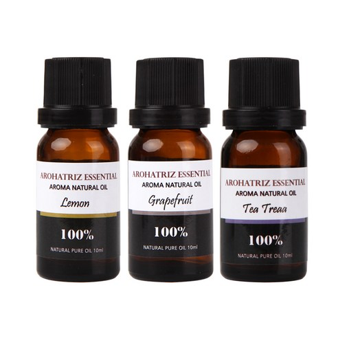 아로하트리즈 다용도오일, 레몬 10ml,  그레이프 프룻 10ml,  티트리 10ml, 1개