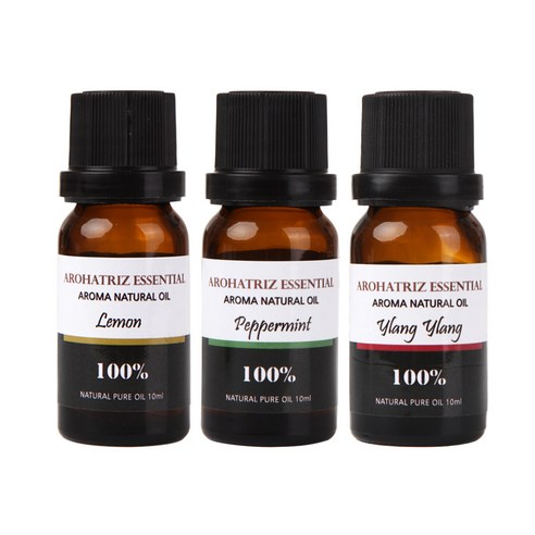 아로하트리즈 다용도오일, 레몬 10ml,  페퍼민트 10ml,  일랑일랑 10ml, 1개